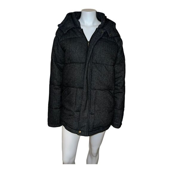 And Now This Men's Quilted Puffer Jacket Gray Large New - Picture 1 of 8
